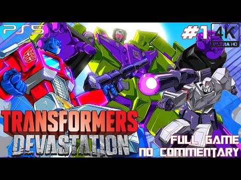 Transformers: Devastation - 4K/Full Game Walkthrough/ No Commentary PS5 Part 1