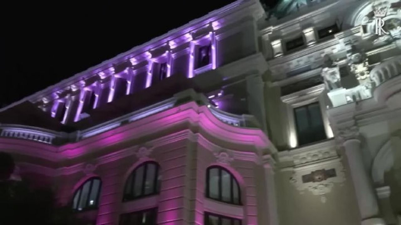 Mattarella all'Opera Garnier di Montecarlo con Alberto II e Charlene di Monaco