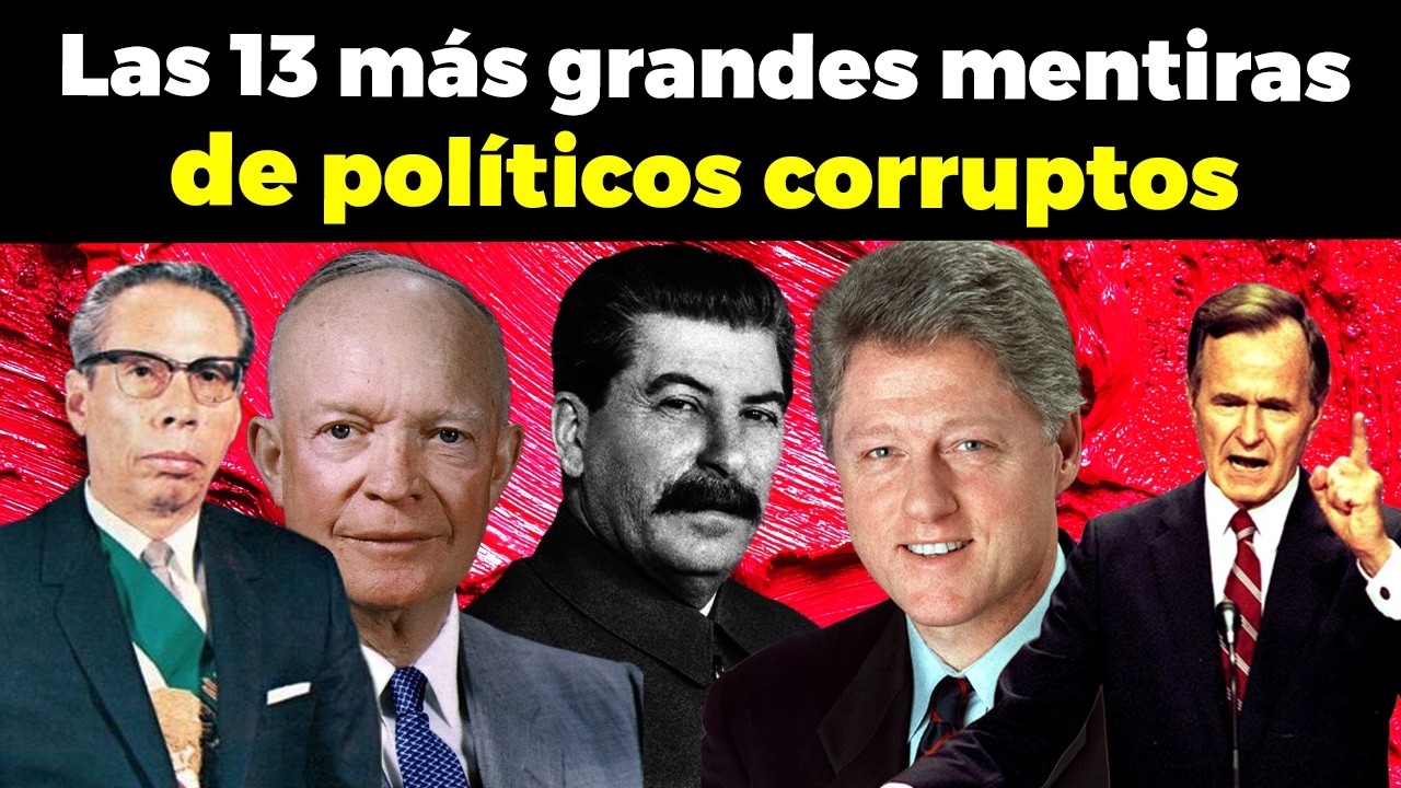 TOP 13 grandes verdades de políticos que resultaron ser mentira