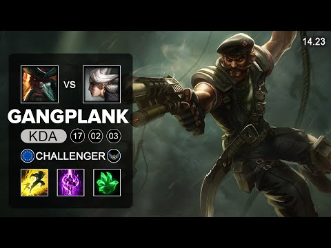 GangPlank vs Camille Top - EUW Challenger - Patch 14.23 Season 14