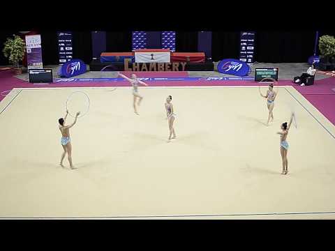 GR Ensemble DN2 Solliès, Ilona Auvaro, Siria Cella. Championne de France 2018 Chambery