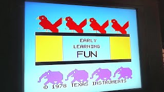 Living the TI99 life with some very cool cartridge software