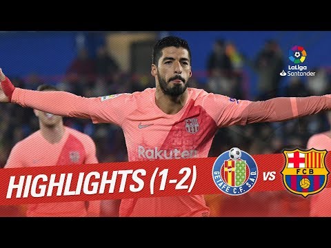 FC Getafe Madrid 1-2 FC Barcelona 