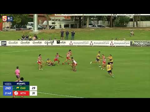 Rd 1 SANFL Snapshot - North's Nigel Lockyer kicks his first League goal