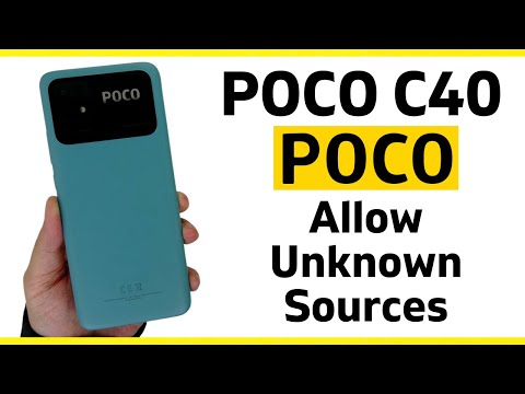 How to Allow Unknown Sources in POCO C40 -- Unknown App installation