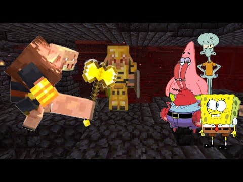 Korean Minecraft meets Spongebob in Netherworld