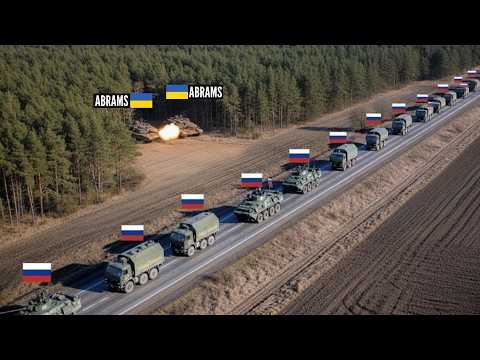Two Abrams Waited for Russian Brigade-Then This Happens! @UNITED24media