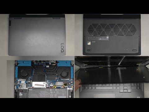 Lenovo LOQ 15IRH8 Disassembly RAM SSD Hard Drive Upgrade Battery LCD Screen Replacement Repair