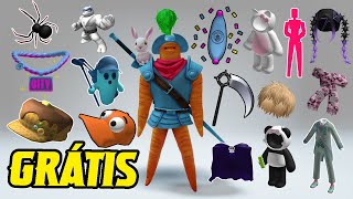 RÁPIDO 17 ITENS UM AVATAR E UM EMOTE FÁCIL DE GANHAR GRÁTIS NO ROBLOX COM MUITAS CÓPIAS! UGG EM 2025