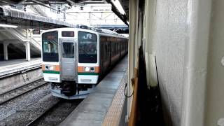 両毛線 211系A26編成 普通宇都宮行き高崎発車