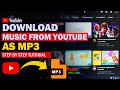 HOW TO DOWNLOAD MUSIC FROM YOUTUBE AS MP3 FILE STEP BY STEP TUTORIAL DOWNLOAD YOUTUBE MUSIC 2026