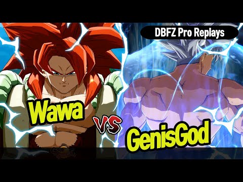 【DBFZ】 Wawa vs GenisGod, How wonderful their play is! 【DBFZ Pro Replays】
