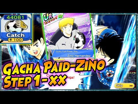 44k CATCH 🔥 GACHA STEP 1-xx ZINO PAID 4th ANNIV "LIMITED" - Captain Tsubasa Dream Team