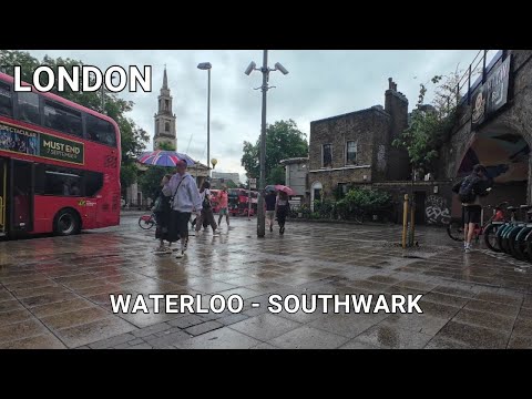 London Rainy Day Walking Tour | Waterloo to Southwark: Hidden Backstreet Gems