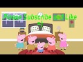 Five Little Peppa Pig Jumping On The Bed Nursery Rhymes New Episode