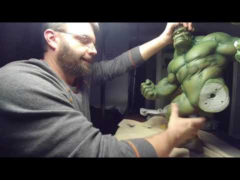 WIP #5 1/4 Hulk sculpted by Andy Bergholtz and produced by Mad-X