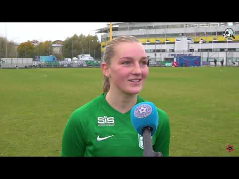 NML 22. voor: Tallinna FC Flora - JK Tallinna Kalev 5:0, Lisette Tammiku intervjuu