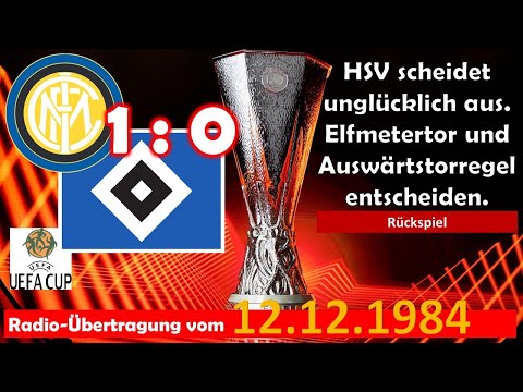 1984-12-12 Inter Mailand - Hamburger SV 1:0 (UEFA-Pokal-Achtelfinale, Rückspiel) - Radio-Übertragung