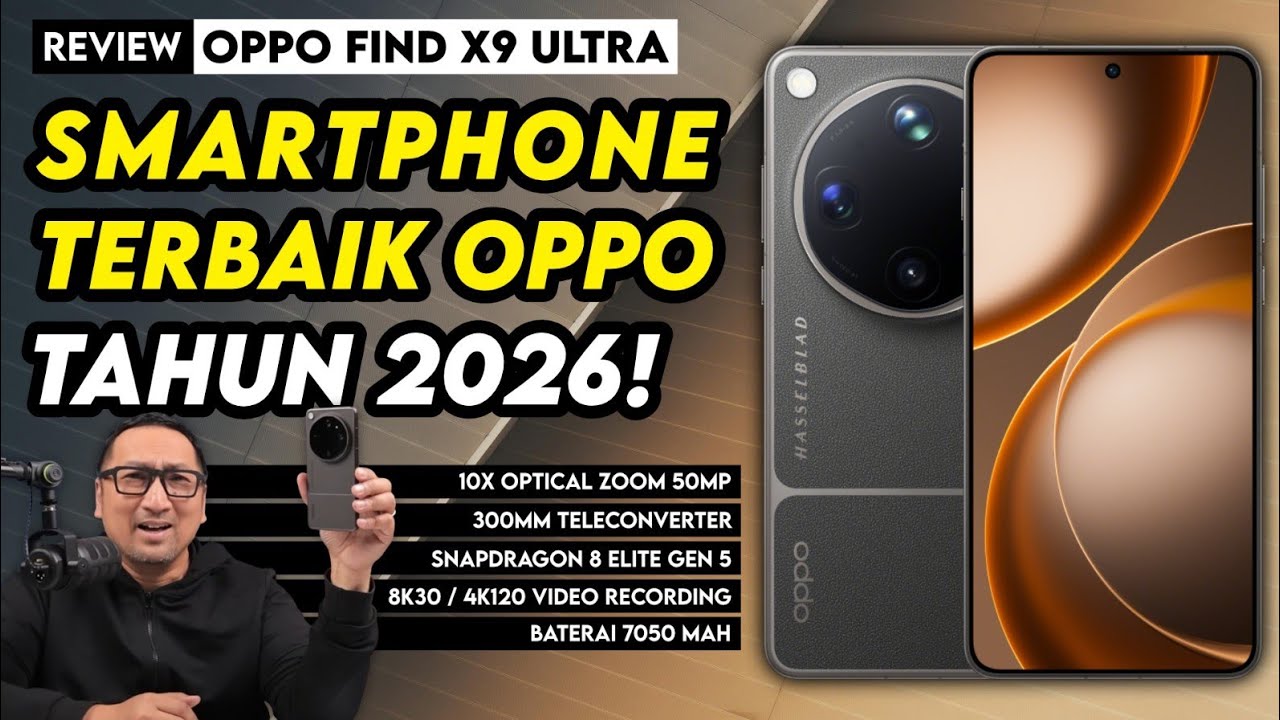 Smartphone Terbaik OPPO 2026: Review OPPO Find X9 Ultra Resmi Indonesia