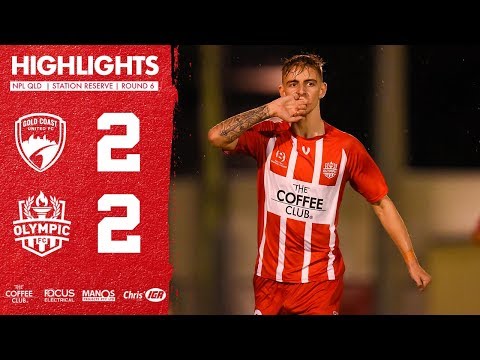 NPL QLD 2018 Round 6 - Gold Coast United vs Olympic FC Highlights