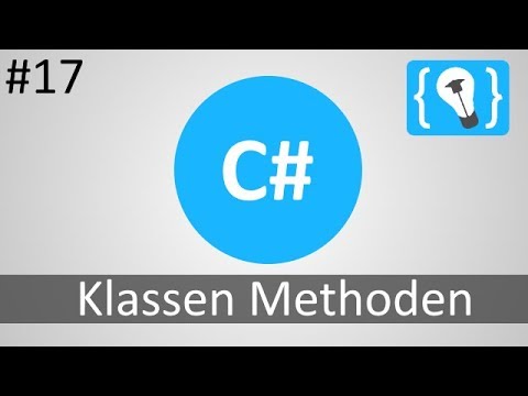 C Tutorial Deutsch German 17 20 Methoden in eigenen Klassen