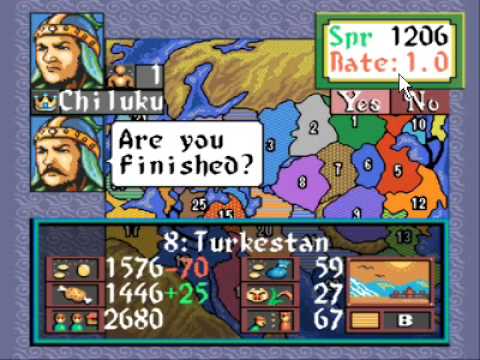 Genghis Khan II- Play For The Kara Kitai Empire For Sega Genesis