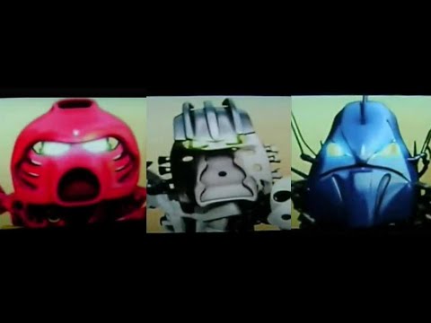 3 Very Rare UK NickToons "Bionicle Stars" CGI Idents/TV Commercials - LEGO, 2010