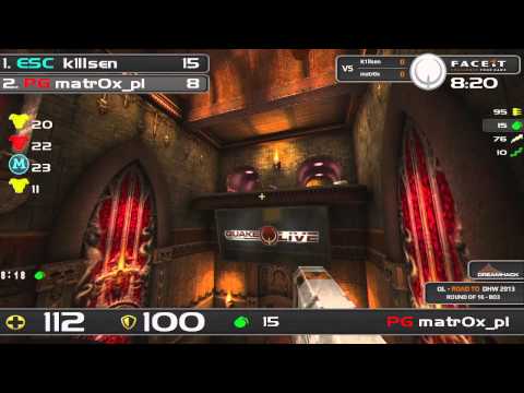 FACEIT - QL Road 2 DreamHack Winter 2013 (Ro16: k1llsen vs. matr0x)