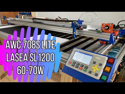 AWC 708 С Lite + лазерная труба на моем комплекте + бонус. co2 laser controller