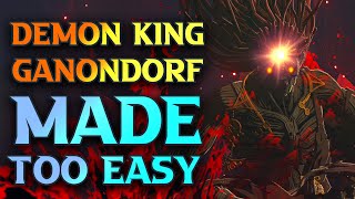 TotK How To Beat Demon King Ganondorf CHEESE - Zelda tears Of The Kingdom Walkthrough Part 80