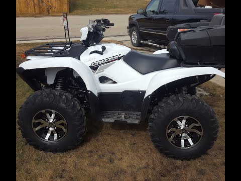 2017 Yamaha grizzly winch install. Warn vantage 3000 PART ONE #yamaha #grizzly #grizzly700