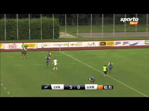 SportoTV.lt: Europos regbio 7 čempionatas LATVIJA - UKRAINA 2014-06-15