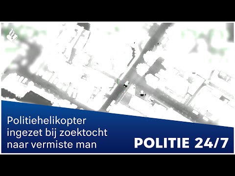 Politiehelikopter zoekt mee naar vermiste man | POLITIE 24/7