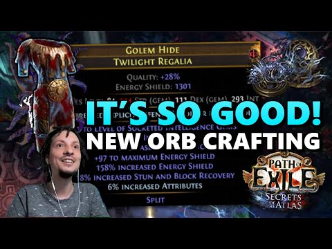 Crafting 1300 ES Int stacking chest ft Bazukatank - [Unraveling Orb interaction patched] - PoE #920