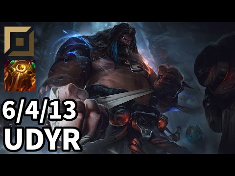 Udyr Top vs Maokai - Ranked Challenger - Patch KR 12.17