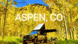 Epic Fall Camping at Maroon Bells, Aspen | Peak Color & Wildlife