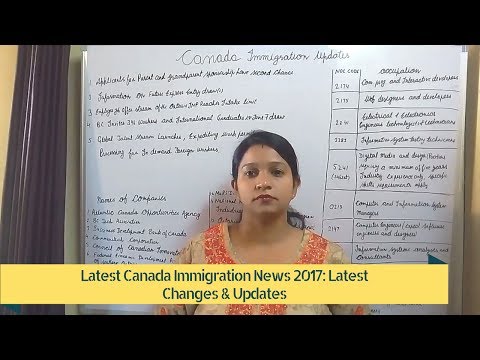 Canada Immigration News 2017: Latest Changes & Updates  #Part-4 Video