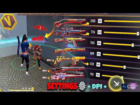 Free Fire Max  Headshot setting 2025 ⚡️ Best Sensitivity Settings ⚙️| Sensitivity + HudSettings 85