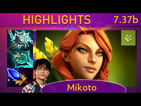 ⭐ 7.37b Mikoto Windranger |K+A-D - 32 KP - 71%| Mid Highlights - Dota 2 Top MMR