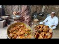 आईनी झटपट एगदंम चवीचं चुलीवरच चिकन लय 