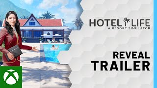 Xbox Hotel Life: A Resort Simulator - Reveal Trailer anuncio