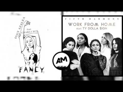 Iggy Azalea Ft. Charli XCX Vs Fifth Harmony - Work from fancy (Mashup)