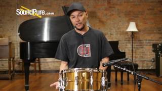 Video thumbnail for Ludwig 6.5x14 Bronze Supraphonic Snare by soundpurestudios