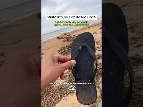 Lixo no Foz do Rio Doce