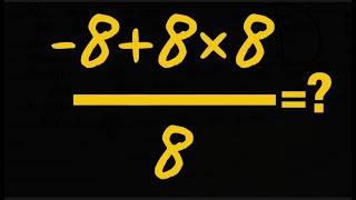 Tricky and amazing math problem that 80% ofpeople get it WRONG!