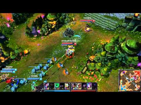 C9 Sneaky Quadrakill on Jinx