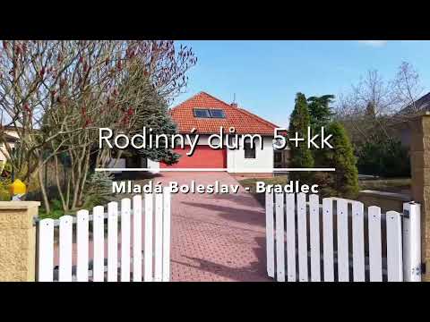 Video Prodej jedinečné rodinné vily - Bradlec u Mladé Boleslavi, ulice Na Výšině, 960 m² pozemek