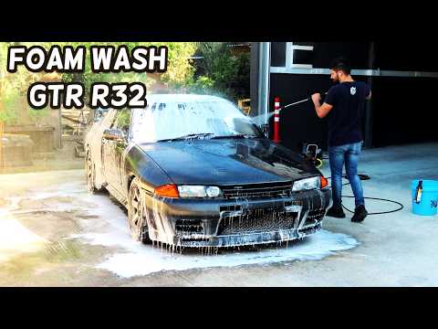 NISSAN SKYLINE R32 GTR - DEEP CLEAN Auto Detailing -ASMR
