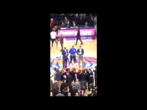 Knicks vs Cavs Pre-Game Footage 12/7/16