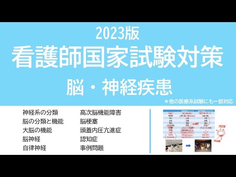 看護学科 2023看護師国家試験対策・脳神経疾患